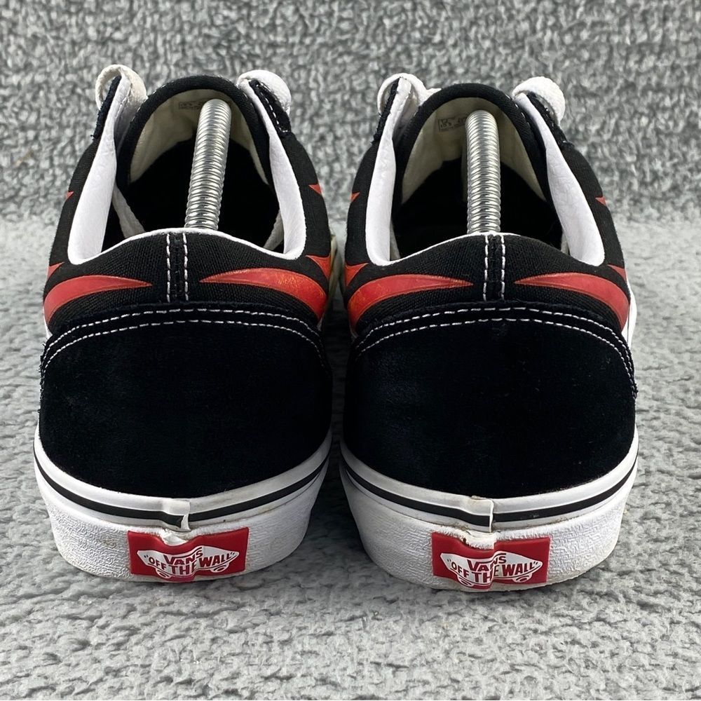 VANS FLAME OLD SKOOL SHOES MANS 11.5 PRINTS LACE UP MULTI COLOR SUEDE SNEAKERS - Picture 6 of 16